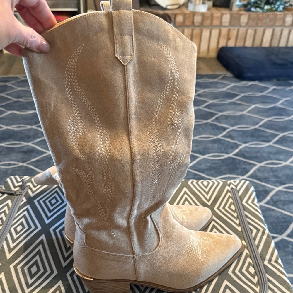 Corkys Tan Heeled Boots